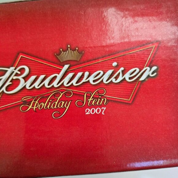 Budweiser Holiday Stein 2007 "Winter's Calm" NIB Includes COA - Picture 8 of 9